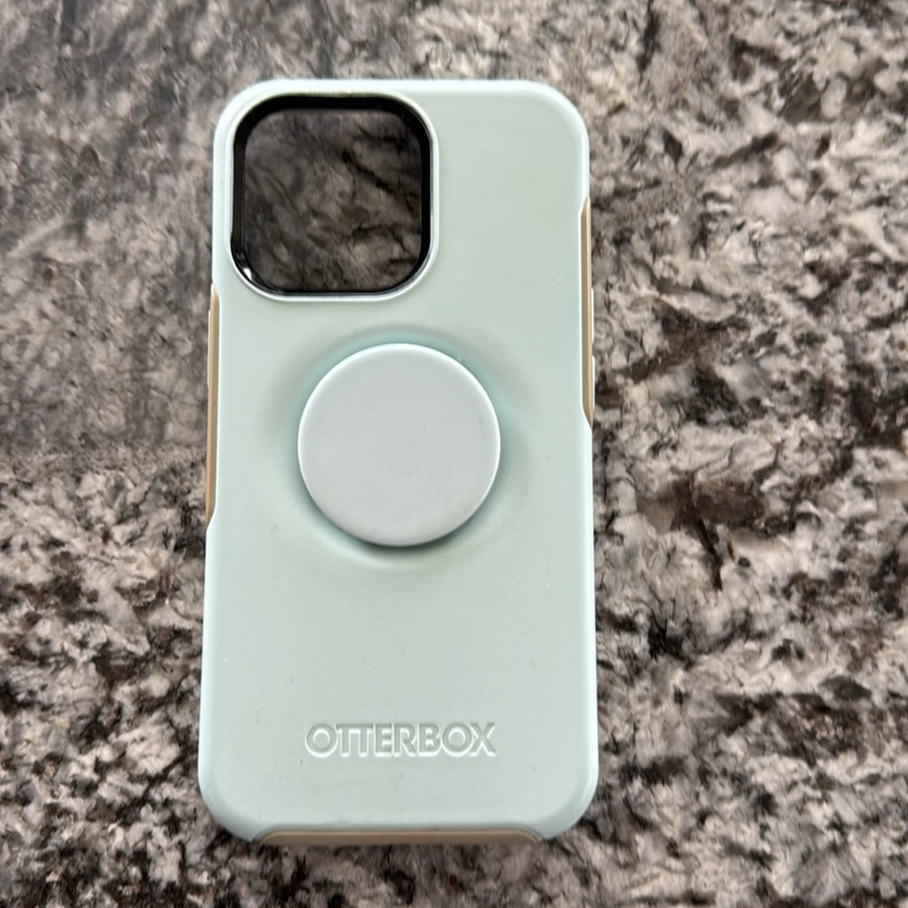 Otterbox Symmetry Otterpop iPhone 13 Pro with screen protectors